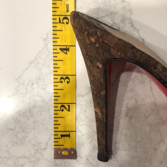 Christian Louboutin leopard fur stiletto heels 38 - Picture 11 of 15